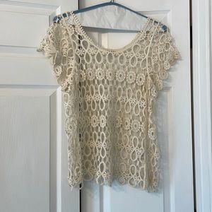 Lace top - cream